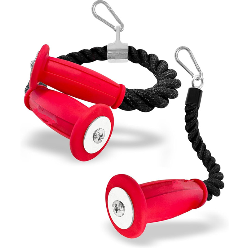 Sports Equipment Club - Cordes ergonomiques pour triceps, fixation de