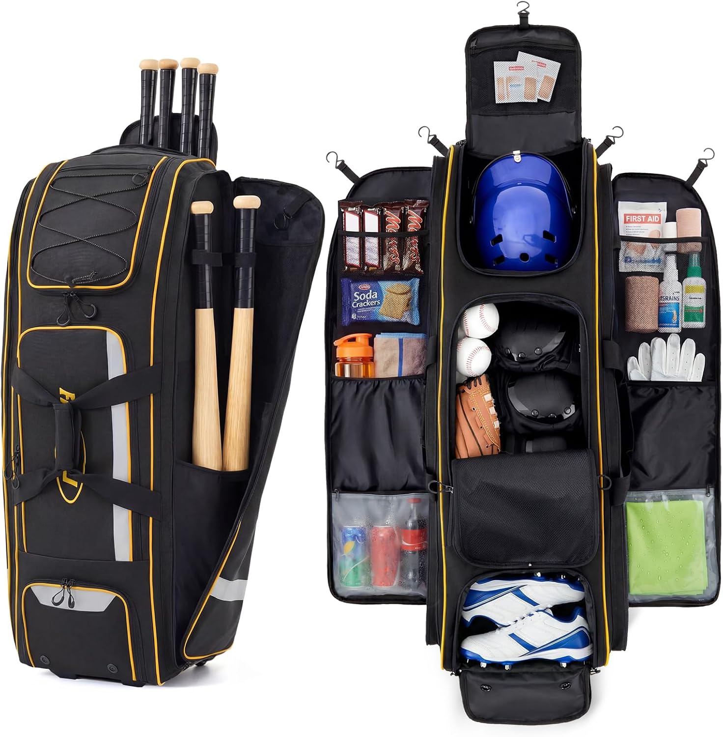 Sports Equipment Bag With Wheels - Sac de sport à roulettes 100L
