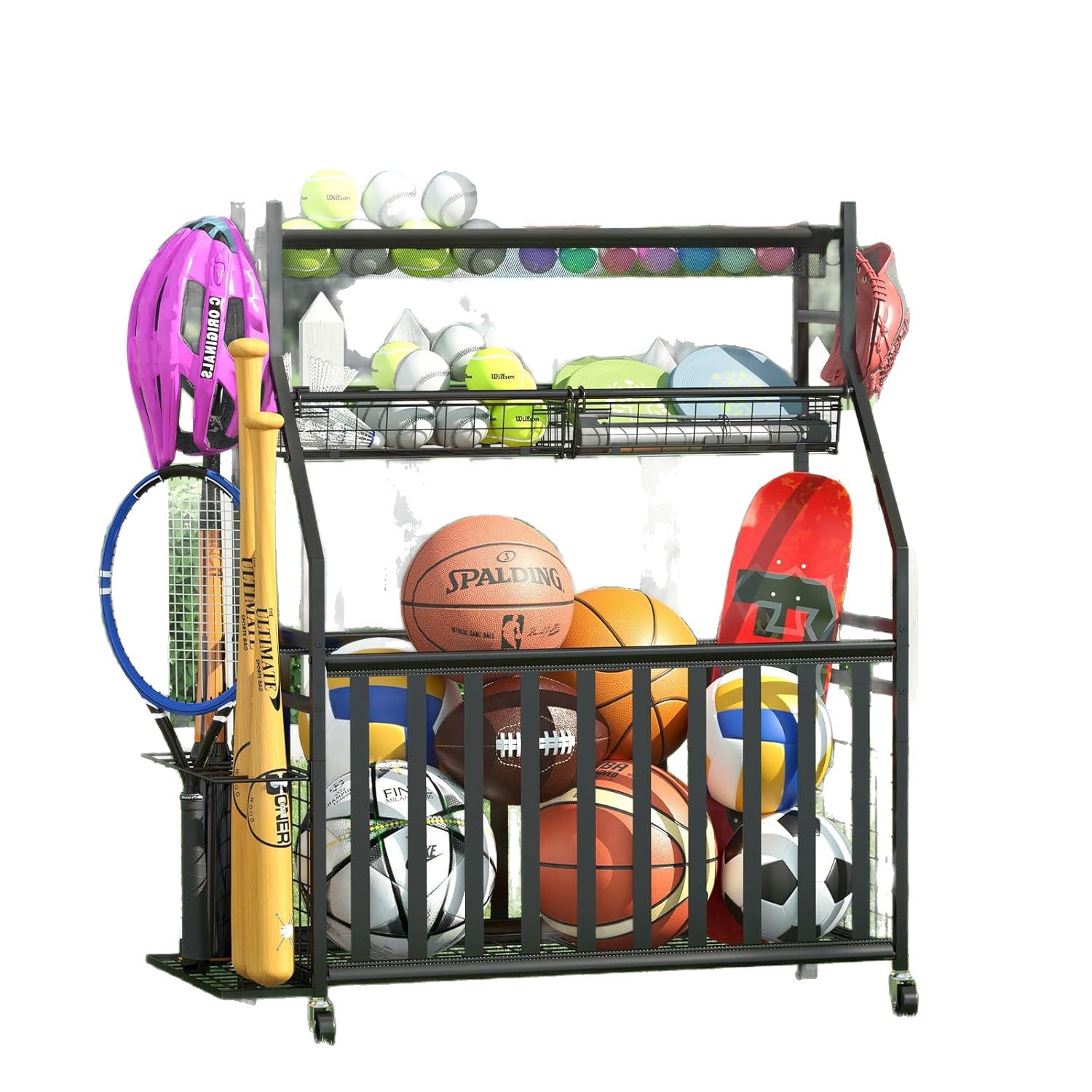 Sports Equipment Bag With Wheels - Sac de rangement pour équipement de