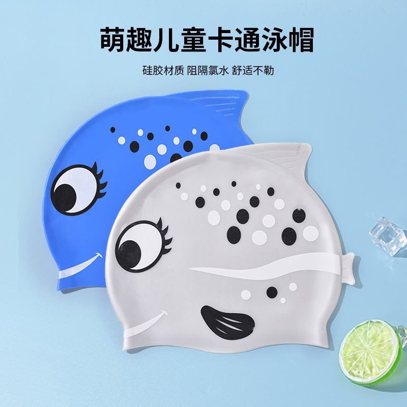 Swim Cap Silicone - Bonnet de bain en silicone imprimé