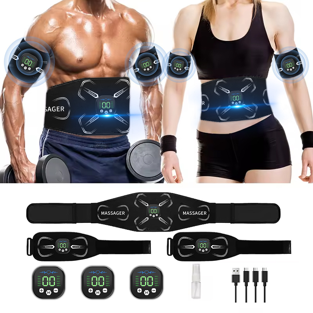 Sports Equipment Club - Stimulateur Musculaire EMS, Entraîneur Abdominal, Tonificateur