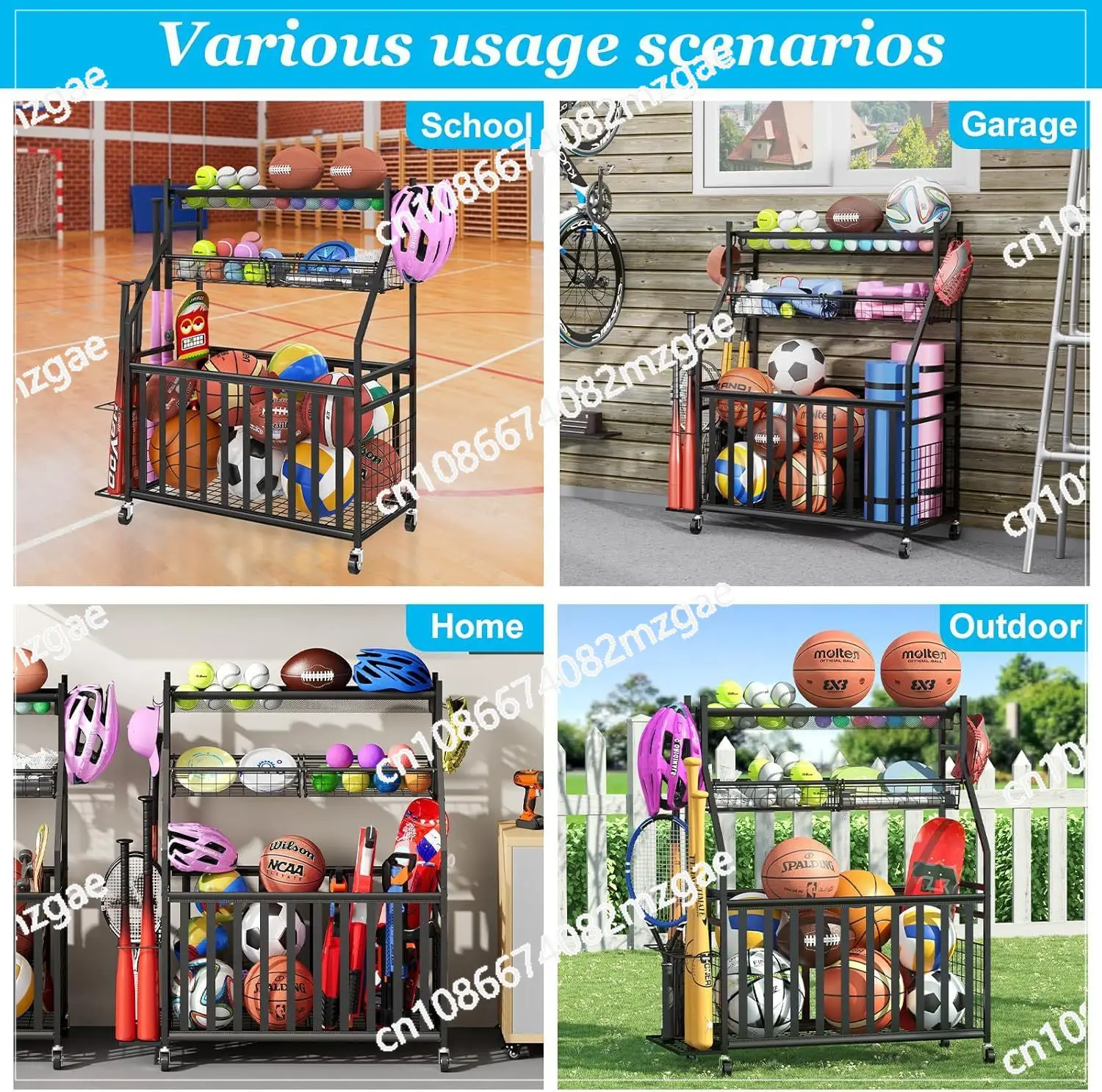 Sac de rangement pour équipeme - Sports Equipment Bag With Wheels avis et prix