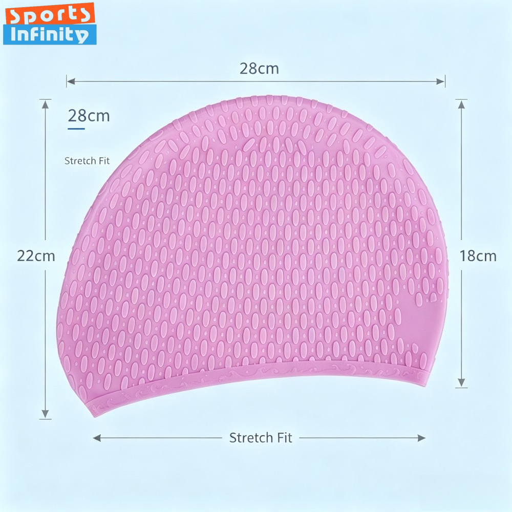 Bonnet de bain en silicone pou - Swim Cap Silicone avis et prix