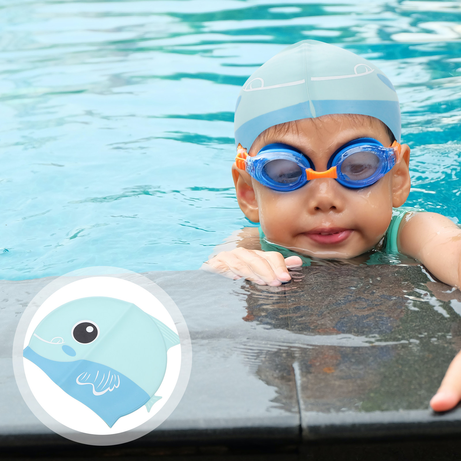 Bonnet de bain en silicone pou - Swim Cap Silicone avis et prix