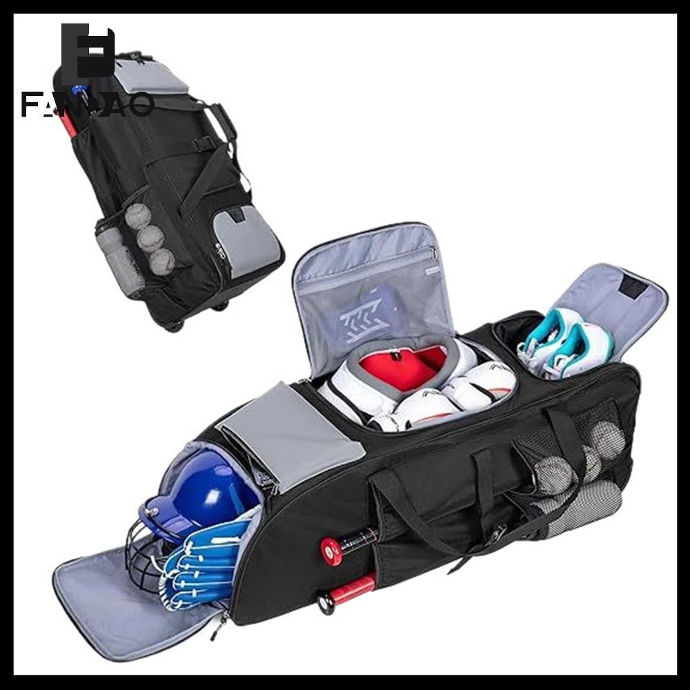 Sac de baseball tactique grand - Sports Equipment Bag With Wheels avis et prix